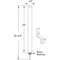 Prime-Line Spiral Balance, FR Series, Non-Tilt, 26 in., 3/8 in., Red Bearing Single Pack FR 2620-343 - alternate 3
